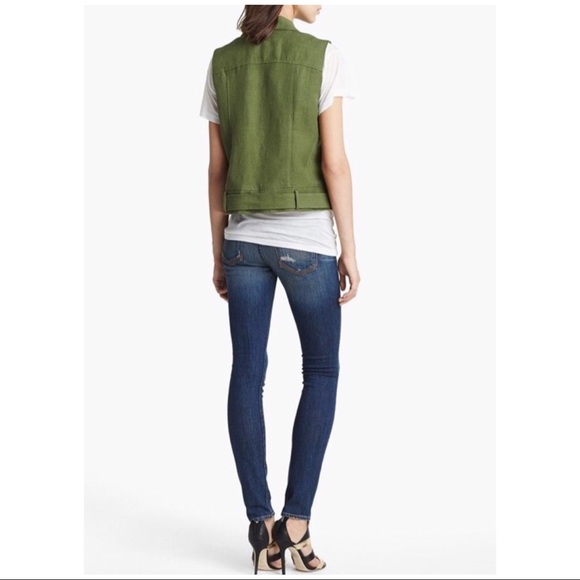 ELIZABETH AND JAMES TEGAN LINEN VEST - Picture 3 of 4